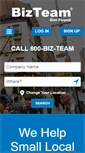 Mobile Screenshot of bizteam.com